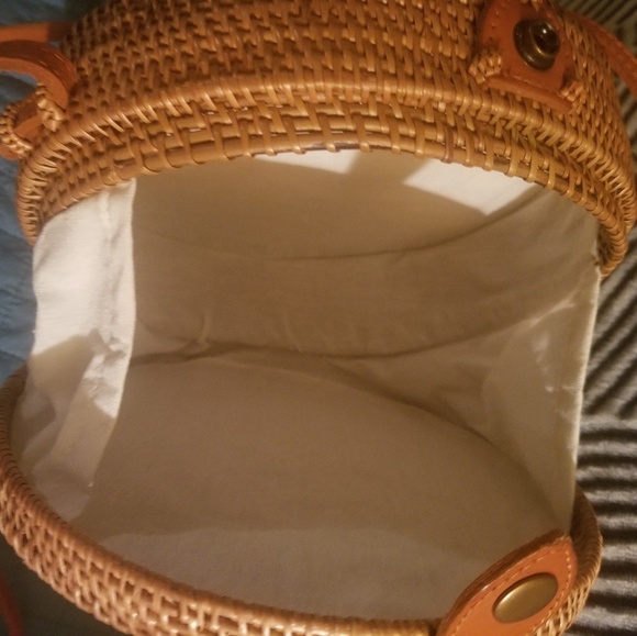 Shoulder Rattan Bag - Picture 2 of 2